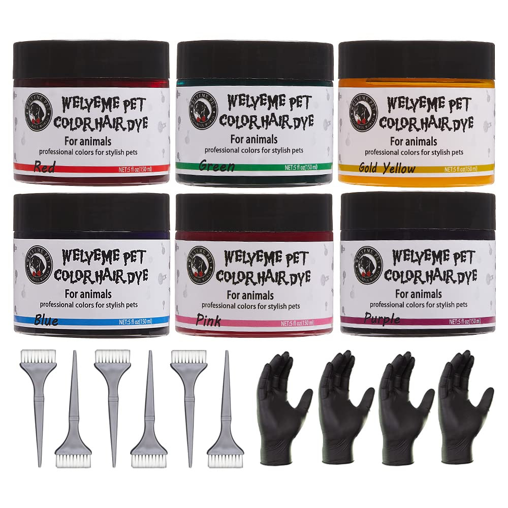 Brushes & Gloves, 6 Colors