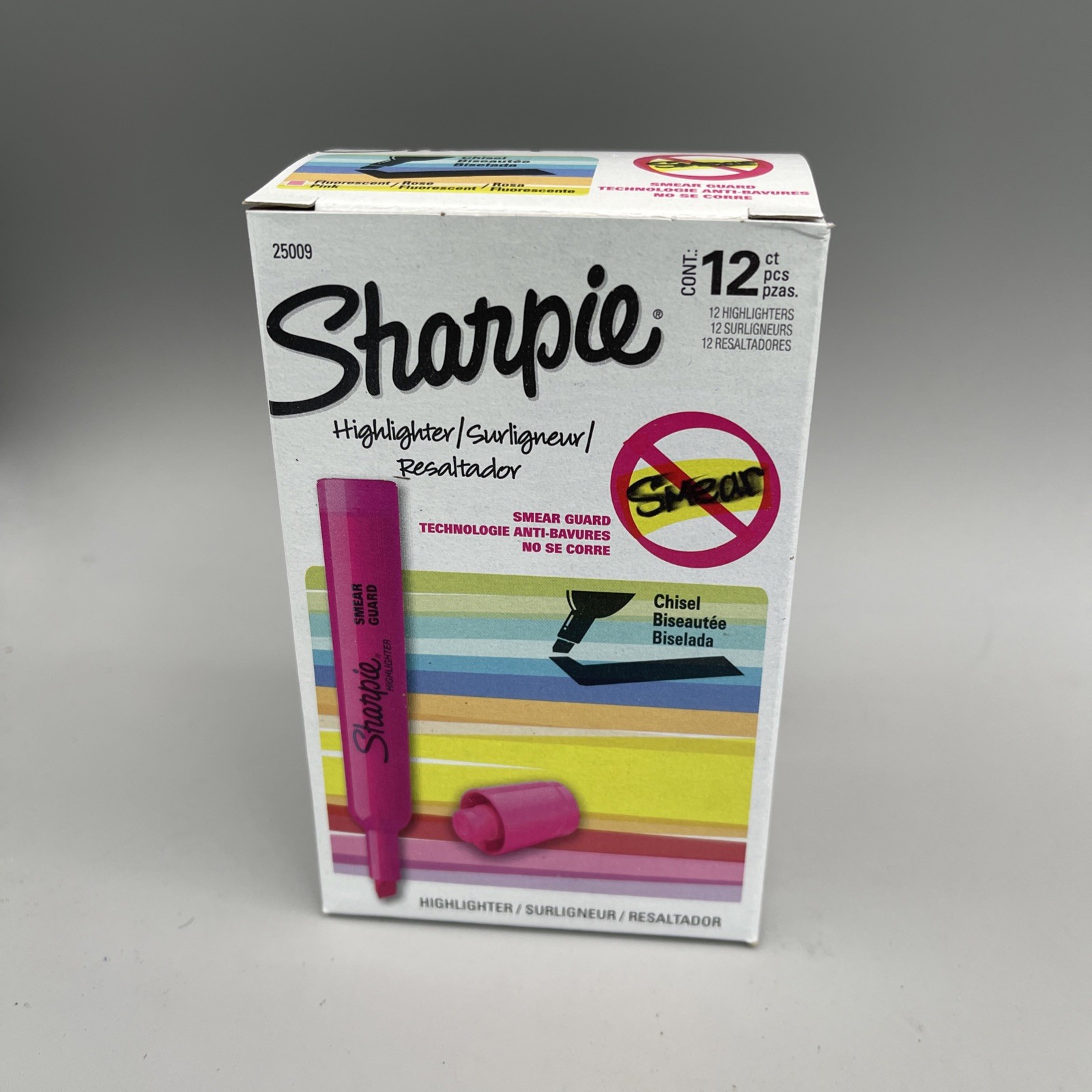 Chisel Tip Pink Dozen 25009 New