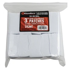 KleenBore CP19B 3" Square Cleaning Patches for 12 - 16 GA, 500 Pack