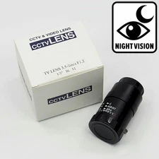 *NIGHT VISION* 3.5-8mm 1/3" F1.2 CS Mount Manual Zoom/IRIS CCTV Camera Lens