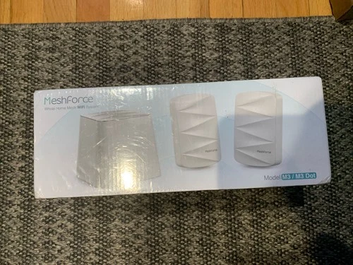 Meshforce Whole Home Mesh Wifi System M3 / M3 Dots - White Brand New - product listing photo