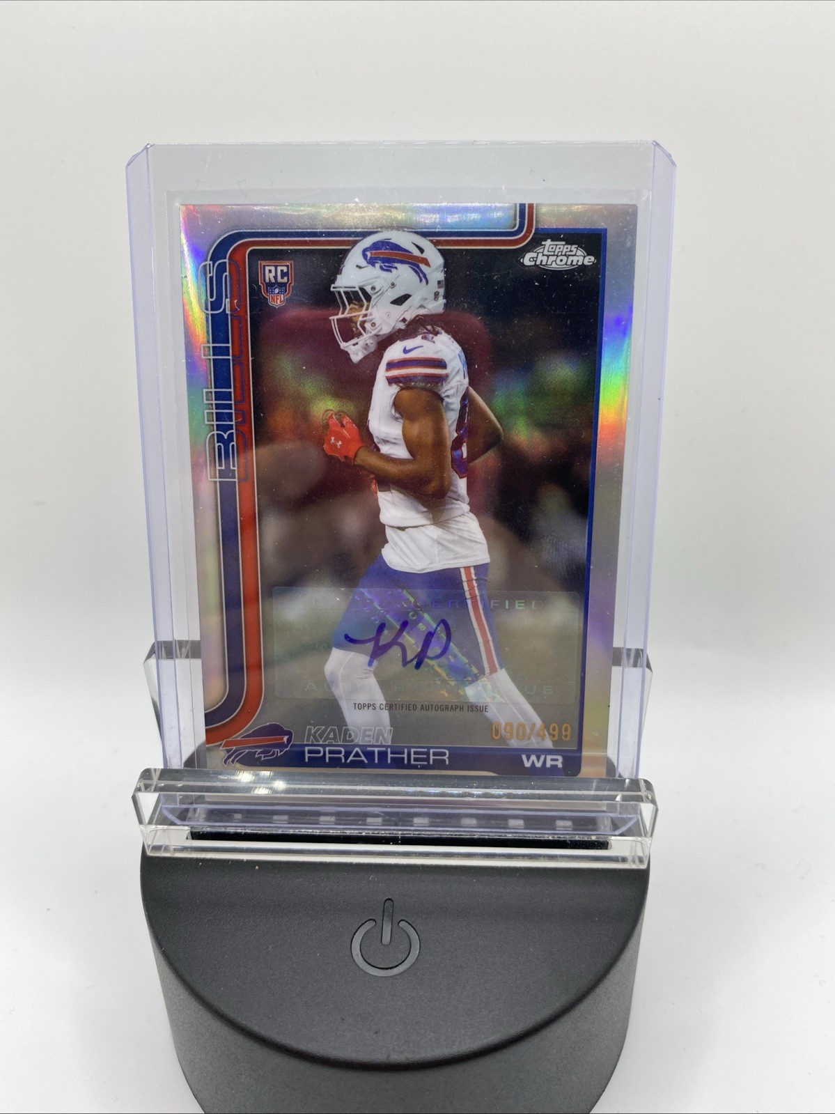 Kaden Prather Topps Chrome Rookies Autograph #KP Refractor