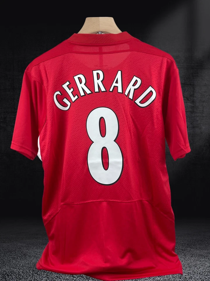 Liverpool 2005-2006 UEFA Champions League Home Jersey - Gerrard #8 - Image 2 of 4