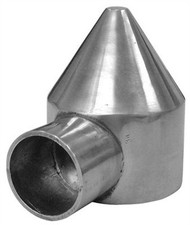Midwest Air 328568C 2,38 pulgadas Tapa de bala de eslabones de cadena de aluminio de 1 vía