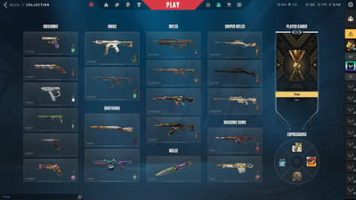 Valorant account full accses | 1705  Inventory value | Asc- Peak | EU