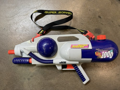 #ad VTG Larami Super Soaker CPS 1000 Constant Pressure Water Gun 1997 WORKS $59.99