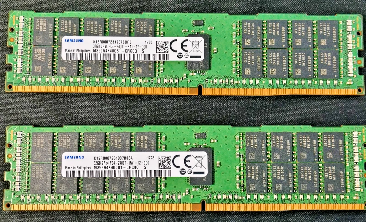 512 Go (16x32 Go) DDR4 LRDIMM - Mémoire Serveur PC4-19200T - Pour Supermicro H11DSI-INT