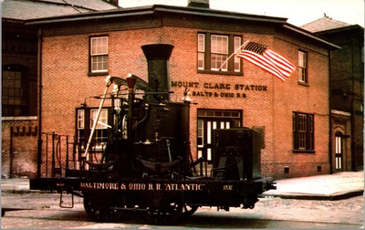 #ad Atlantic Original 1832 Baltimore amp; Ohio Transportation Museum Postcard Chrome $4.99