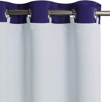 KGORGE Blackout Curtain Liners - Sun 50W x 80L Pack of 2 , Greyish White