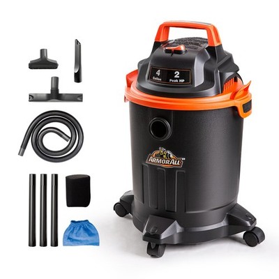 4 Gal Wet Dry Vac 2.0 Peak HP Shop Vacuum Black Orange VO405P Armor 0901 Gallon