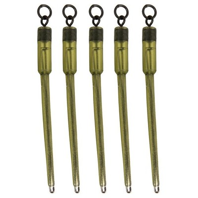 5 Stück Karpfenangeln Verbinder Wirbel PVA Tube Bag Stems Solid Bag Insert Stem