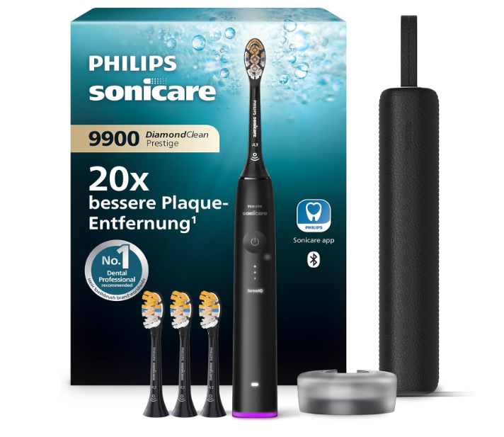 Philips Sonicare DiamondClean 9900 Prestige elektrische Zahnbürste HX9992/43 ✅