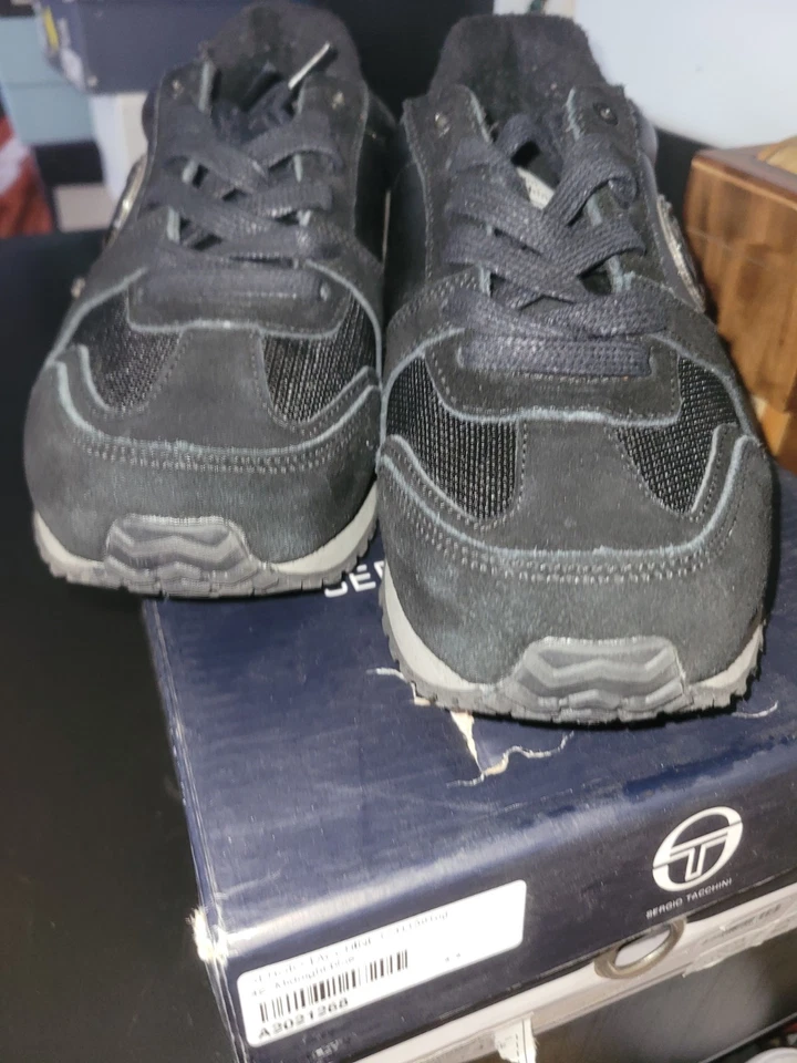 Zapatillas Sergio Tacchini de cuero negras  Foto 4 de 4