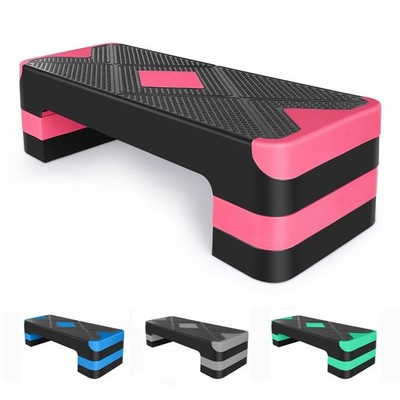Adjustabl Aerobic Stepper Fitness Step Platform Health Workout for Sports Tra...