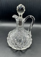 American Brillant Cut Crystal Cruet - Vintage