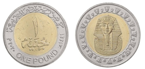 Egypt 1 Pound, 2005-2022 (AH1426-1443), KM #940a, Mint