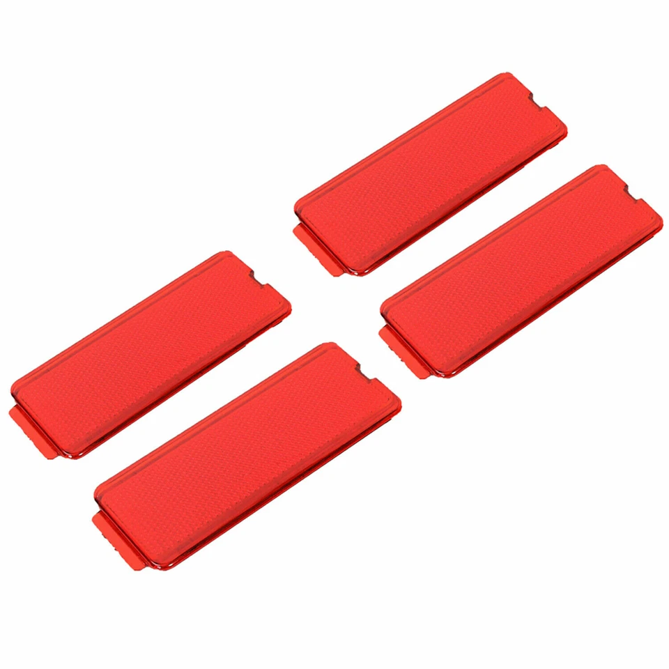 Panel reflector rojo puerta trasera delantera apto para Ford F250 F350 Super Duty 1999-2007 Foto 3 de 4