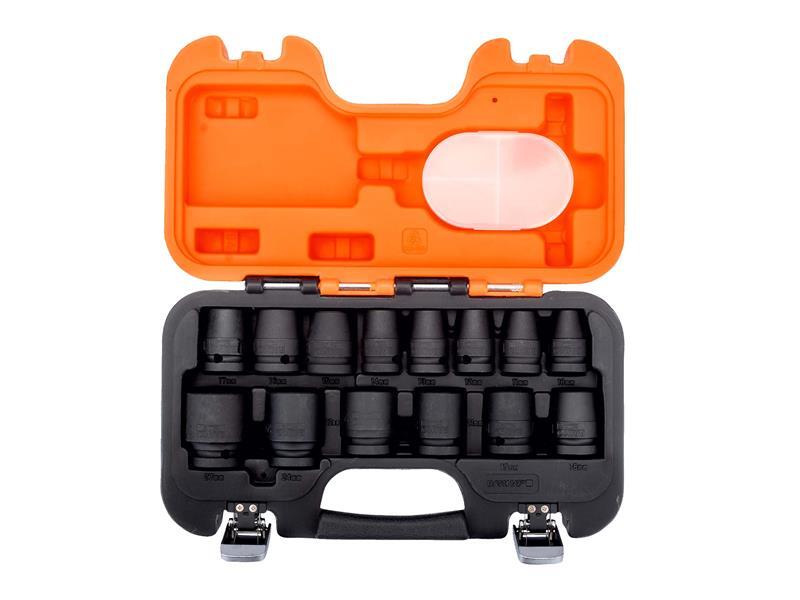 Bahco 1/2in. Drive Standard Impact Socket Set 14 Piece Metric 10 - 27mm - D/S14 - Image 8