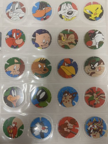 Looney Tunes Techno Tazos Set 101 - 140 1995 Vintage complete set - Picture 5 of 6