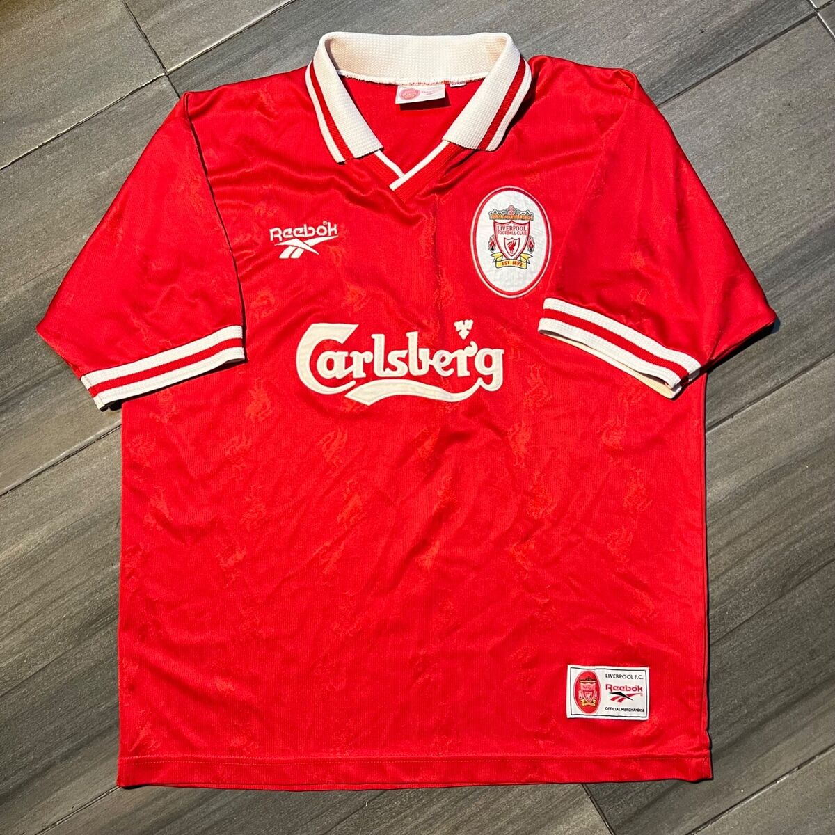 ☆★希少★☆ LiverpoolFC×Reebok レプリカユニフォーム•身幅555cm