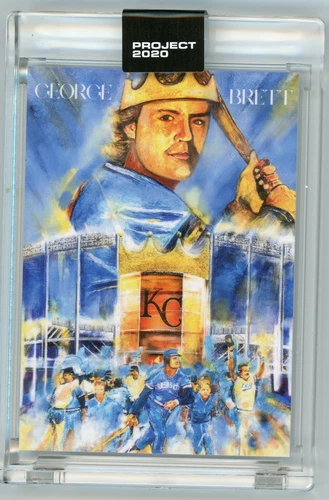 Topps Project 2020 George Brett by Andrew Thiele #286 In Hand PR 2,272 With Box