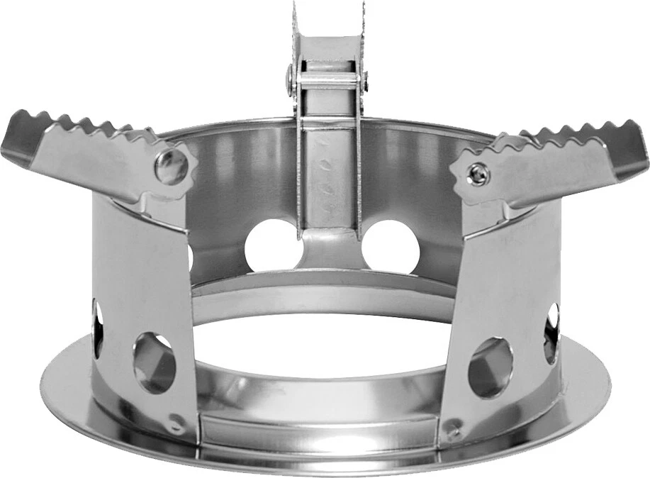 Stainless Steel Portable Camping Stove Cooker Hiking Backpacking Survival - Image 4 of 4