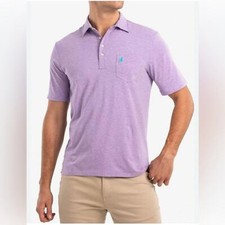 Johnnie-O Original Heathered Polo in Aster, Size XXL, Casual Comfort, Surfer