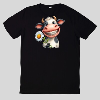 Funny Animals T-Shirt With Braces Cotton Fun Fun Sayings Funny Cartoon