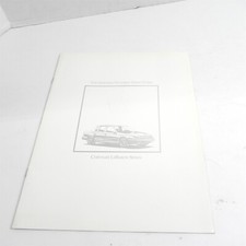VINTAGE 1993 CHRYSLER LEBARON SEDAN DEALERSHIP SALES BROCHURE SPECIFICATION INFO