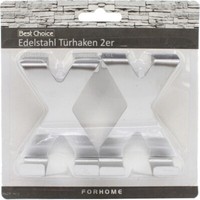 4 X TüRhaken TüRgarderobe Kleiderhaken Bad TüR Universal Edelstahl Haken Set