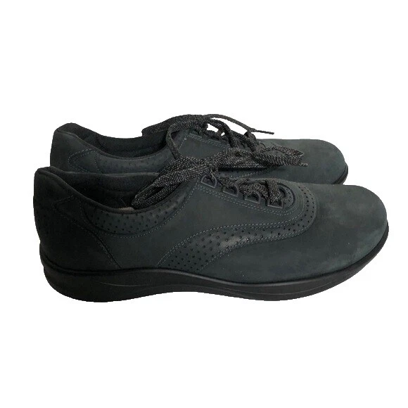 Zapatos Cómodos SAS Ante Negro para Mujeres