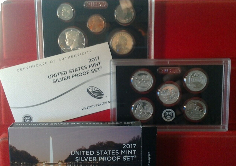 2017-S San Francisco SILVER Proof Set with Box and COA
