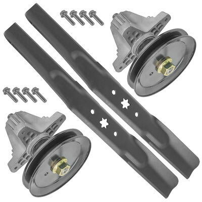 #ad Spindle w Blade For Troy Bilt 13AK78BS011 13AL78BS023 13AL78BS223 Bronco 42quot; $69.99