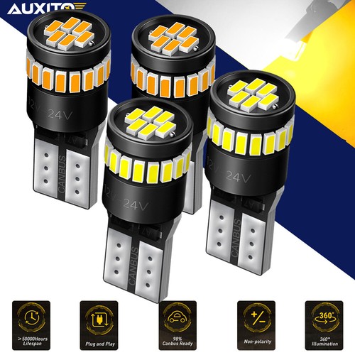 2xRed LED T10 194 W5W Interior Car Trunk License Plate Light Map - Foto 2