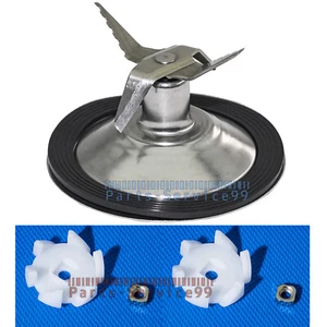 4-Serrated Blade & Clutch Gears For Braun Blender MX2000 & MX2050 4184-625