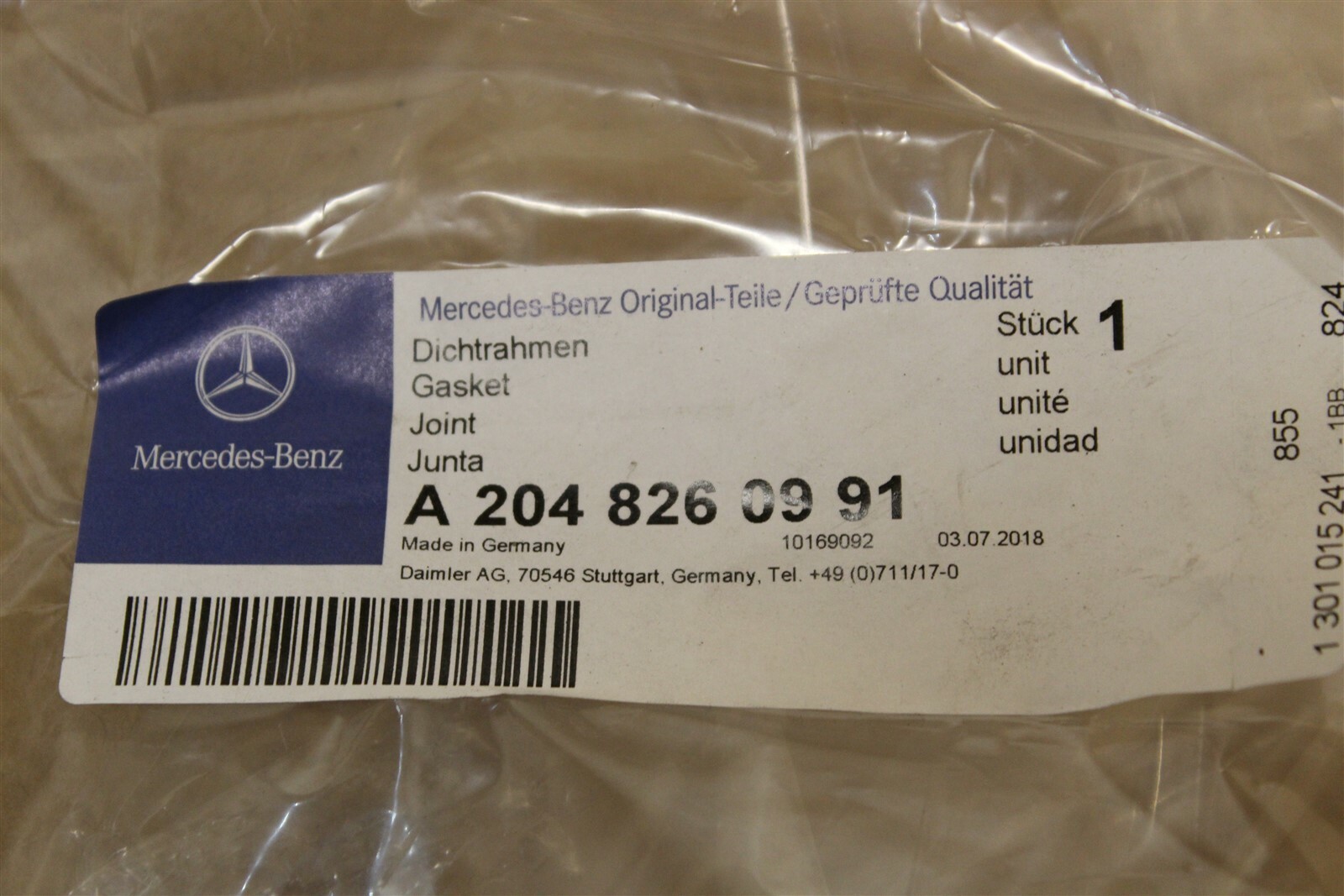 A2048260991 Headlamp Gasket New genuine Mercedes-Benz part | eBay