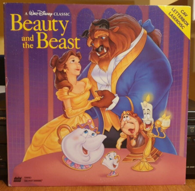 Laserdisc Beauty and the Beast 2 Disc CAV Dolby Surround NTSC Version