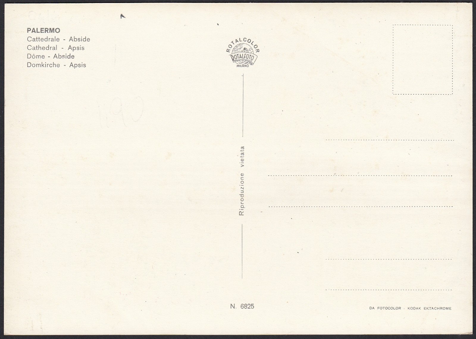 AD4320 Palermo Cathedral Apse Card Postal Postcard eBay