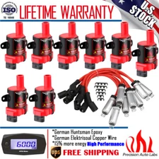 UF262 Ignition Coil & Spark Plug Wire Set For Chevy Silverado GMC 4.8L 5.3L 6.0L