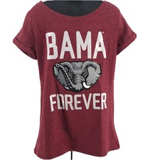 NWT Alabama Crimson Tide Girls Bama Forever Crew neck Tshirt