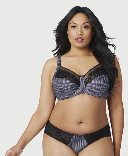 Bra 44D ~ The Glamorise Luxury-Brand BRAMOUR Soho 7004 Black (Org. Package) NEW - Picture 3 of 20