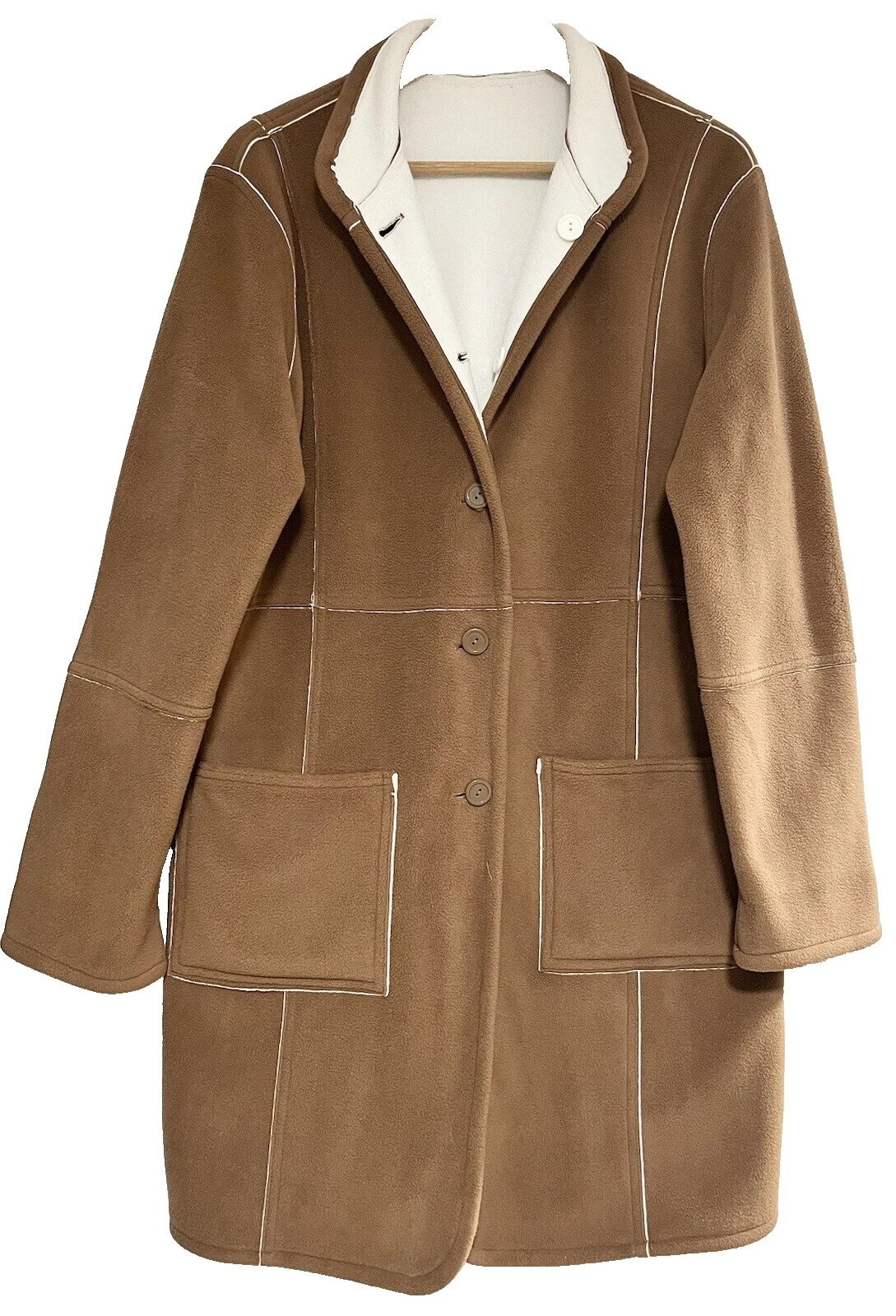 Denim & Co. Brown Solid Coats, Jackets & Vests for Women