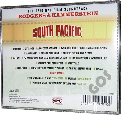 South Pacific Rodgers & Hammerstein Original Film Soundtrack CD New & Sealed - Picture 2 of 2