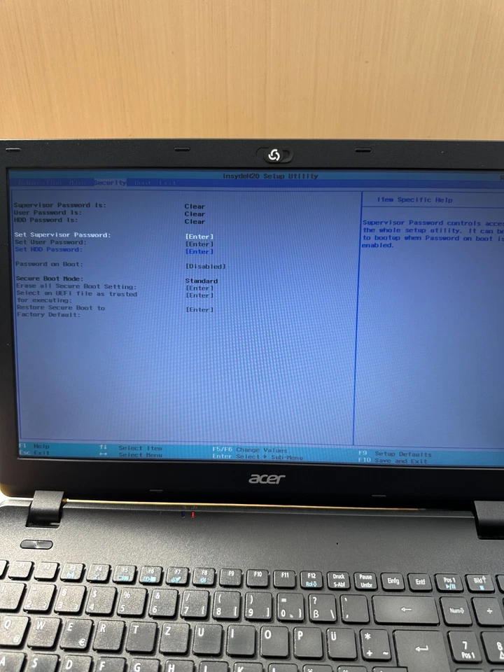 Acer Aspire ES1-512 15,6" Laptop Notebook mit Intel N3540, 4GB RAM 1TB HDD Win10 - Bild 4 von 4