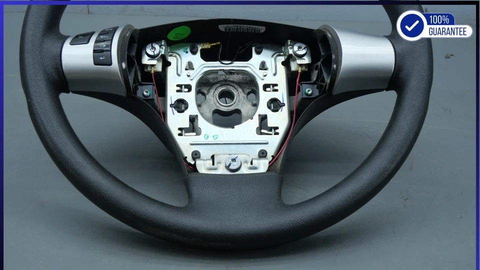 Volante de couro preto costurado 2007-2010 SATURN SKY GM15850934 - Imagem 3 de 4