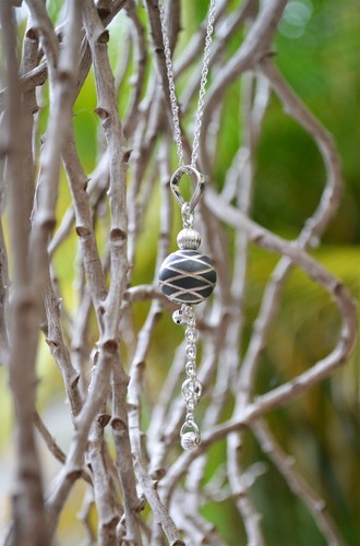 Handmade necklace with Genuine Sterling Silver. - Picture 3 of 6