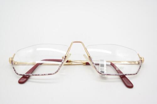 Vintage Brille UVEX 5003 Violett Silber Gold Halbrand Brillengestell eyeglasses - Bild 6 von 6