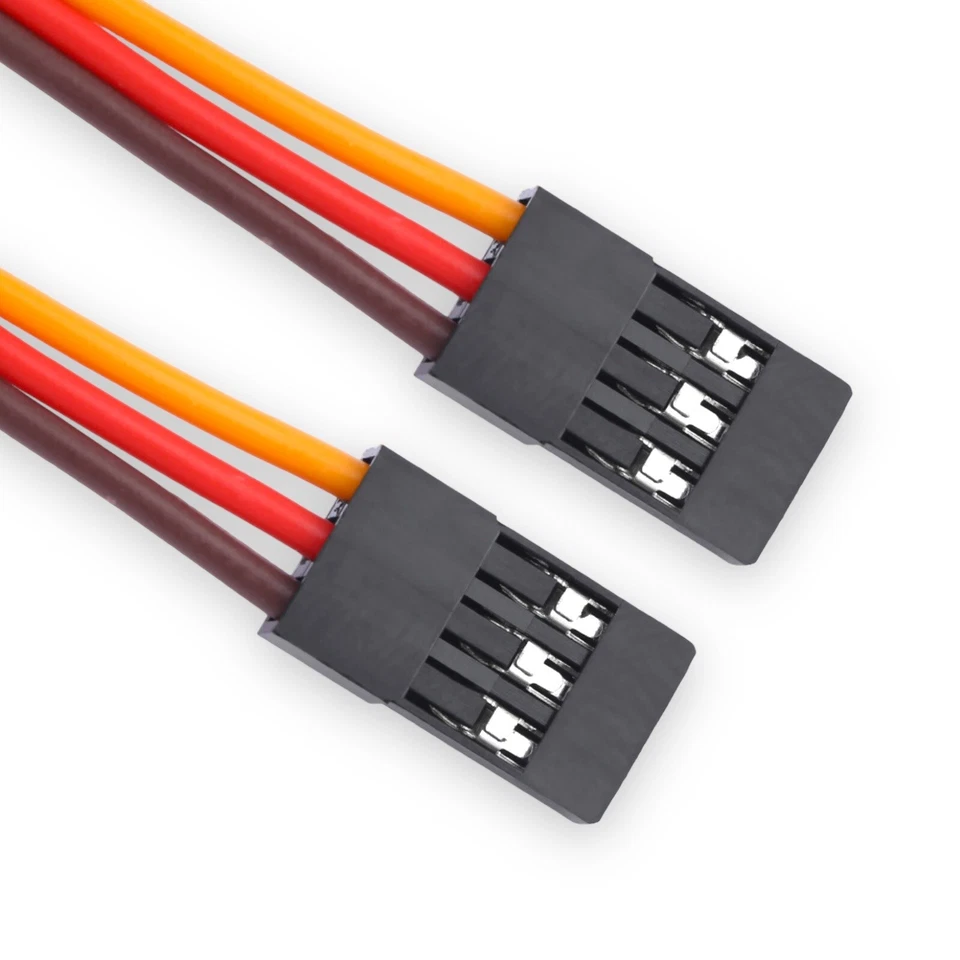 ✅ JR Servo Patch Kabel Stecker zu Stecker 10cm 15cm 20cm 30cm 50cm 26AWG 3Pin RC - Bild 2 von 4