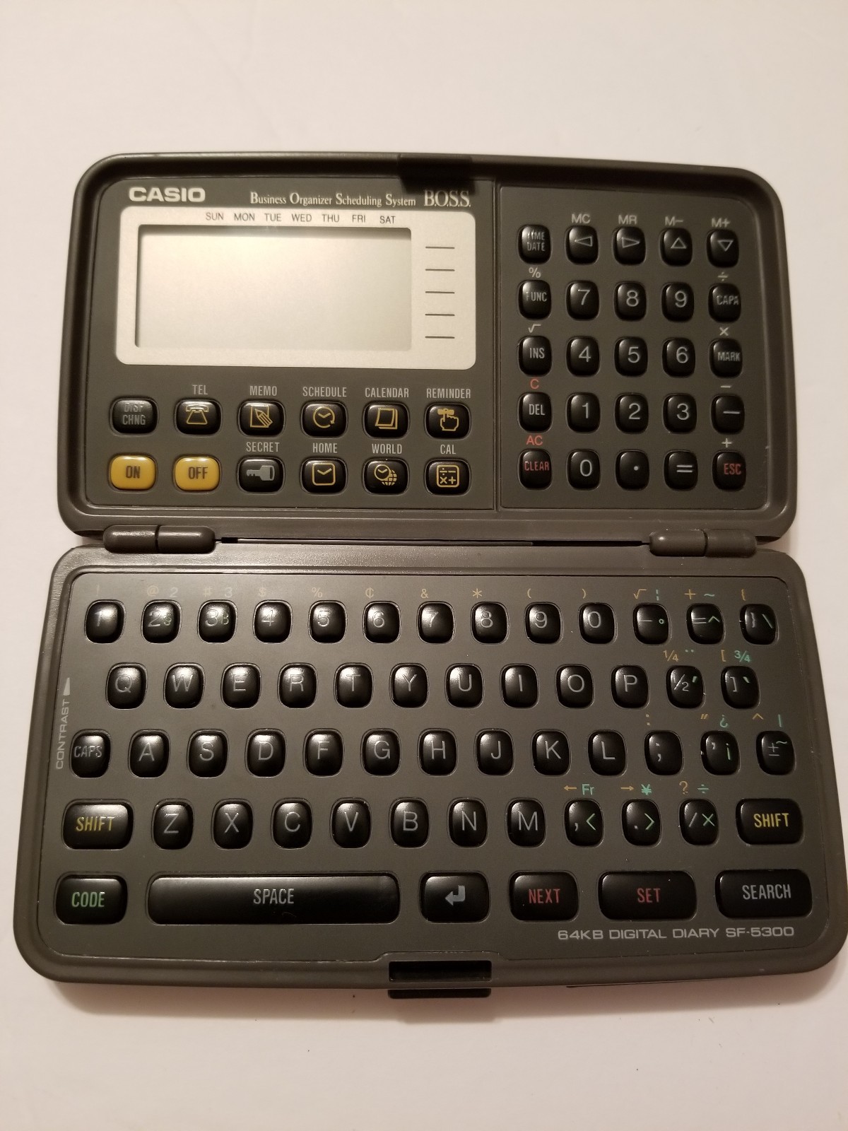 Casio B.o.s.s. Sf-5300 X Business Organizer Scheduling System 64 Digital |  eBay