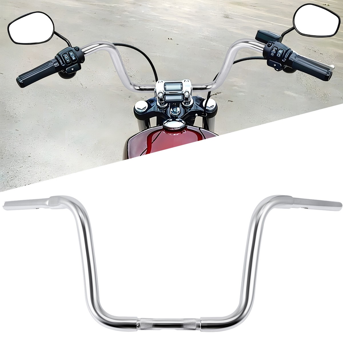 For Harley Road King 883 XL1200C FLST FXS Dyna 12